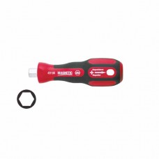 Wiha System 6 Magnetic Handle - With Built-In Magnetiser/ Demagnetiser - 6.0 mm - 27625